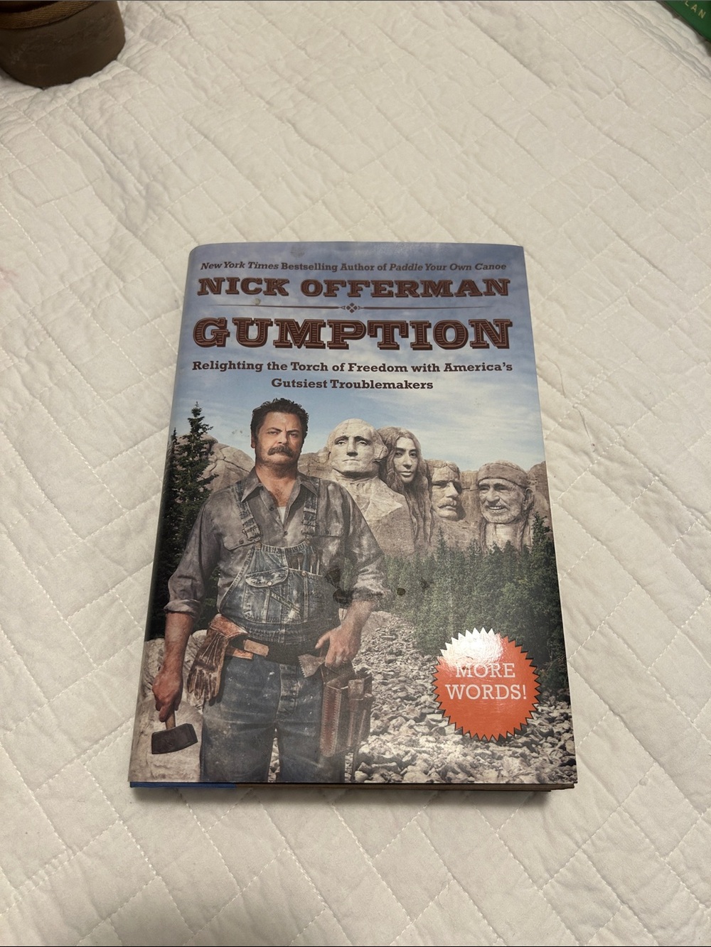 Nick Offerman Gumption Hardcover Book